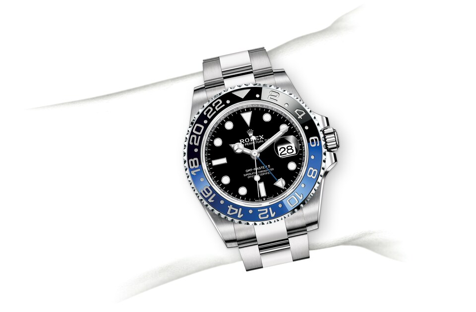 Rolex GMT-Master II de Oyster, 40 mm, acero Oystersteel, m126710blnr-0003 - En muñeca