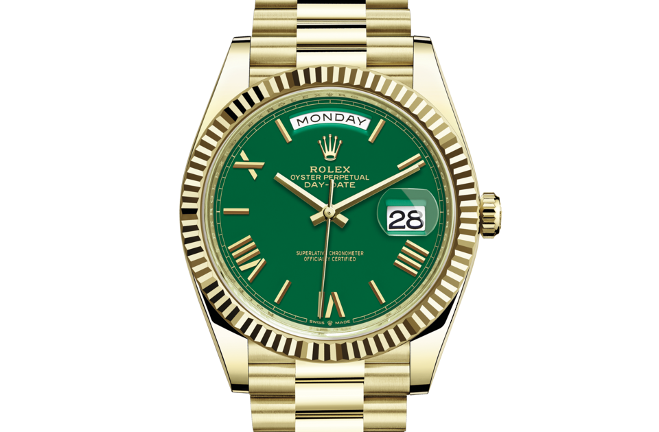 Rolex Day-Date de Oyster, 40 mm, oro amarillo, m228238-0061 - Frente