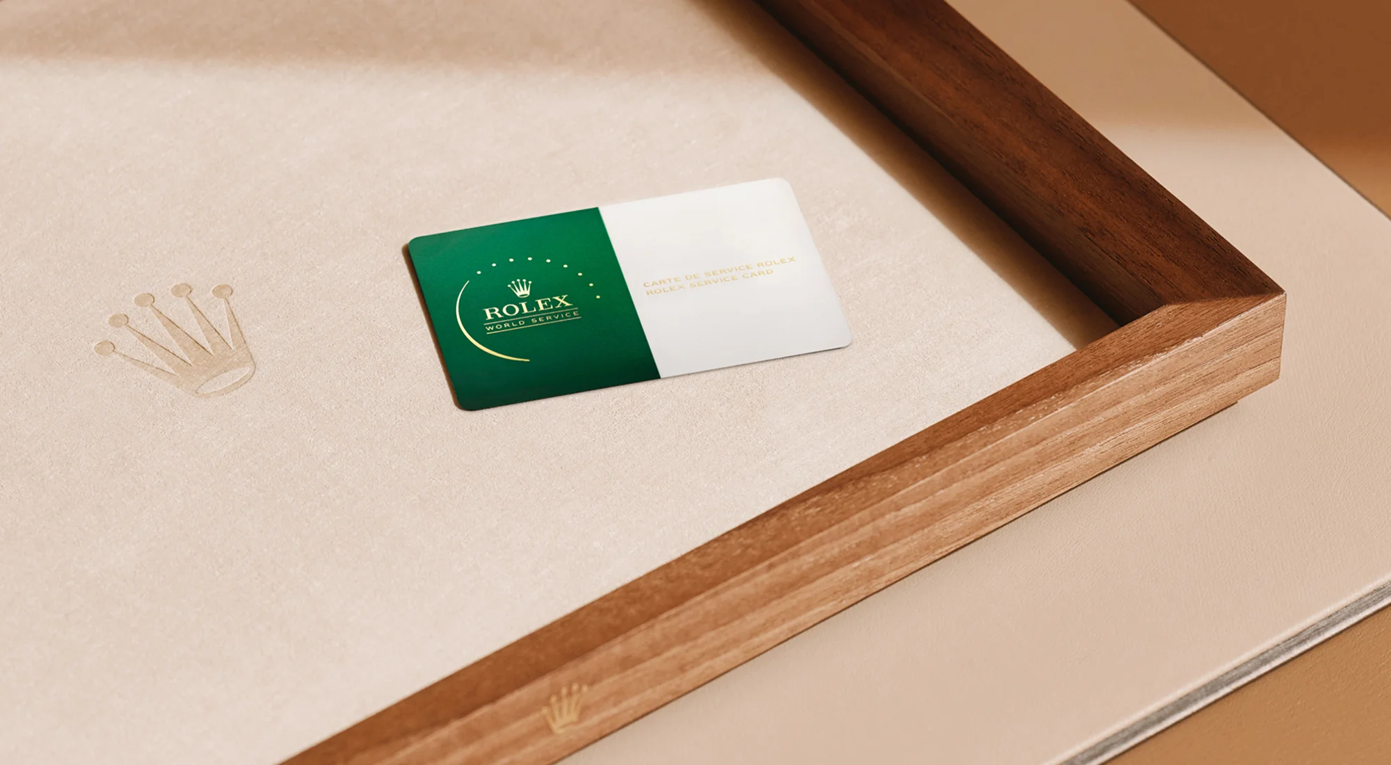 Tarjeta de servicio Rolex